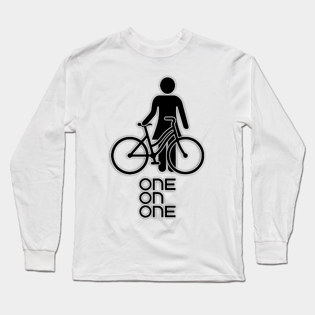 One On One Long Sleeve T-Shirt by at1102Studio